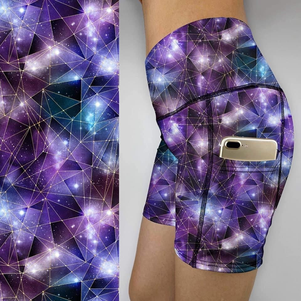 Fun  Purple   Bike  Gym shorts  SHY-01