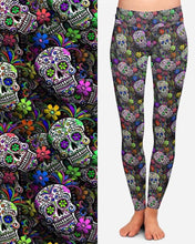 Colorful   Sugar Skulls Bike  Gym shorts  SH-13